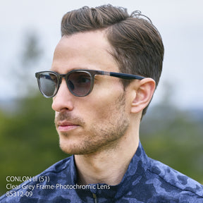 ZHG-SUNGLASSES | Eyevol / CONLON III (51) Clear Grey Frame-Photochromic Lens 85312