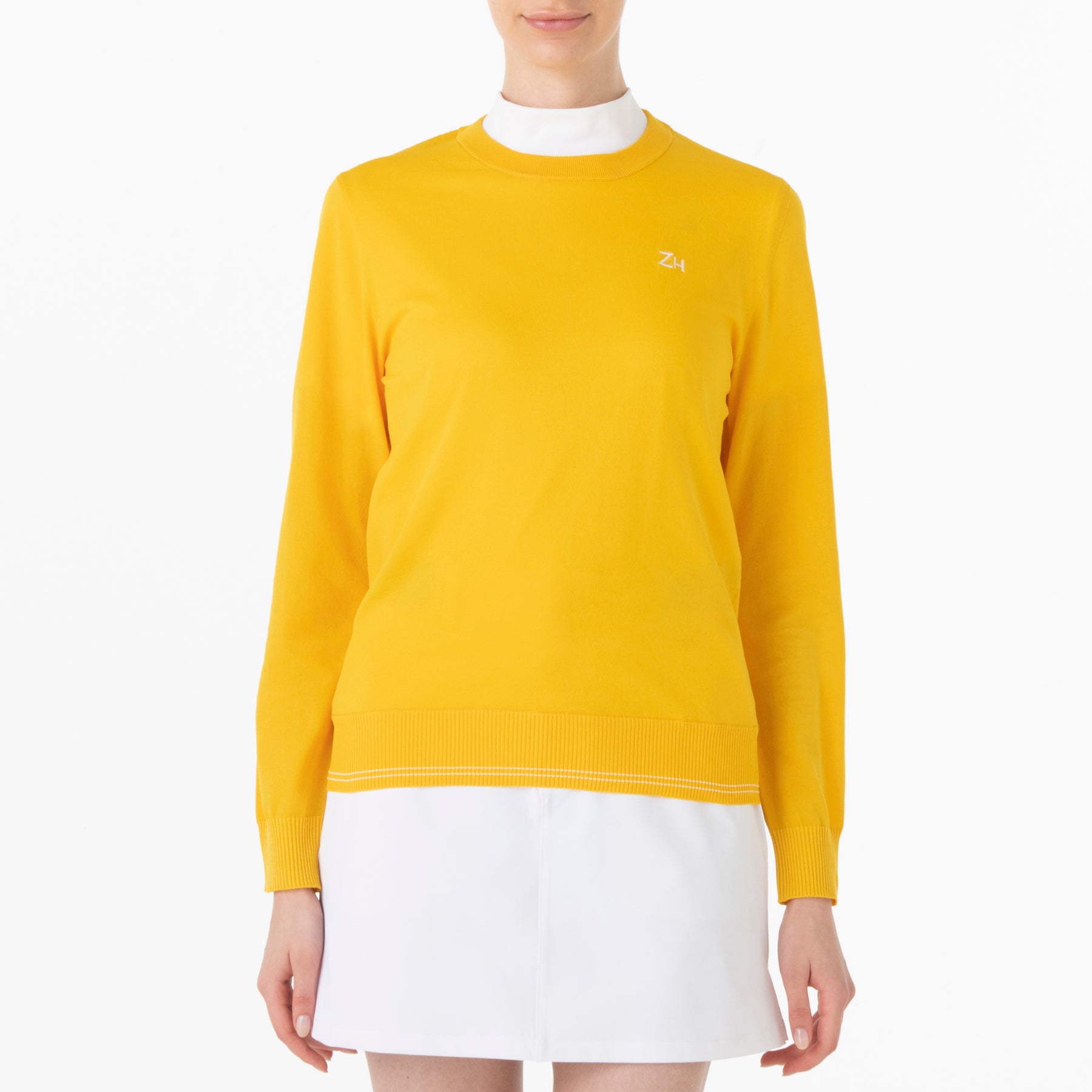 ZHG-W4S9c | SOLOTEX Crewneck Long Knit 82845