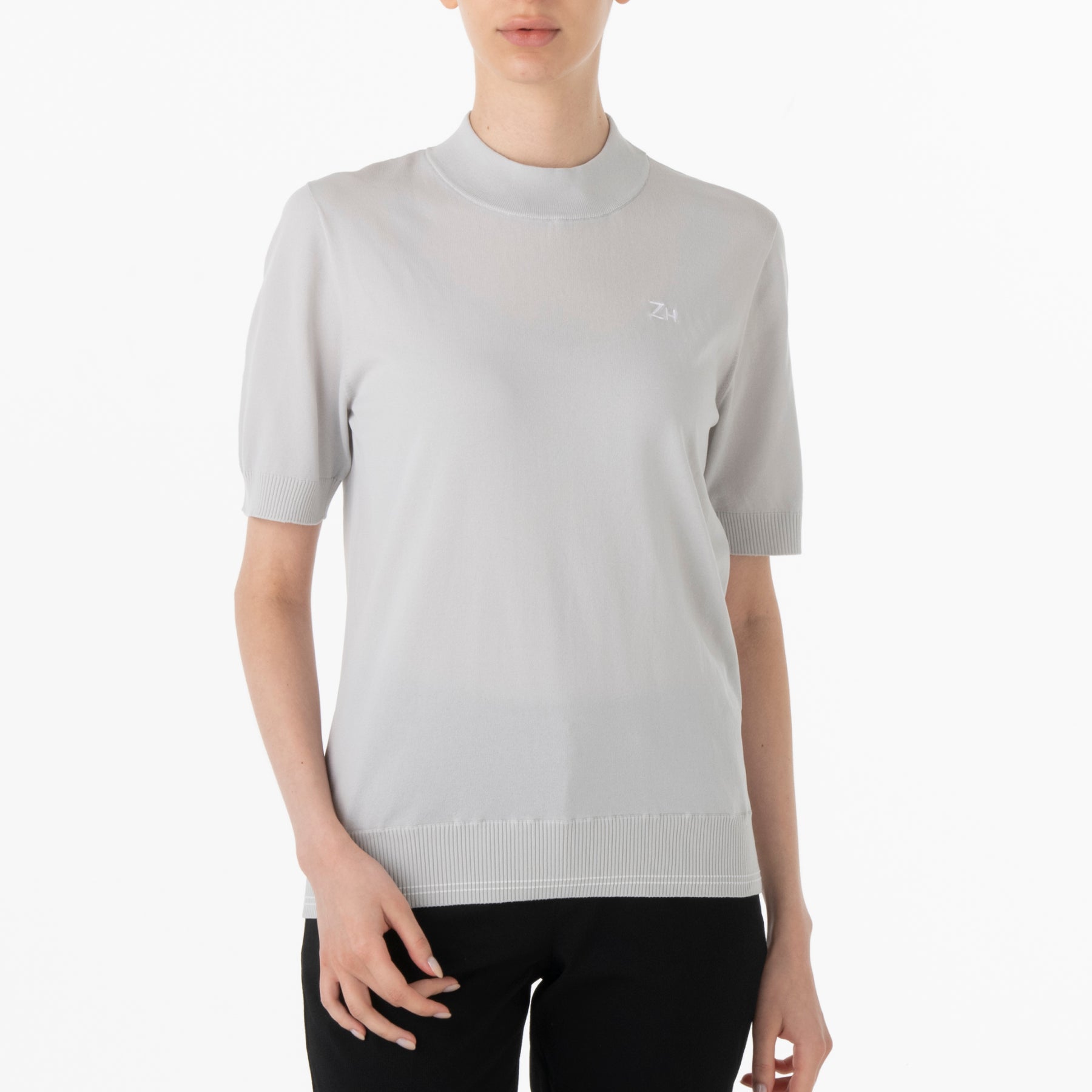 ZHG-W4S9a | SOLOTEX Mockneck Knit 82843