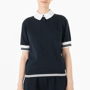 ZHG-W4A7d | Whole Garment Knitted Polo 82879