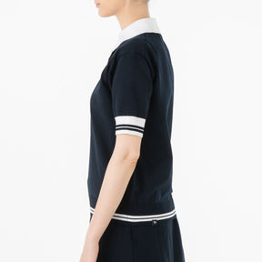 ZHG-W4A7d | Whole Garment Knitted Polo 82879