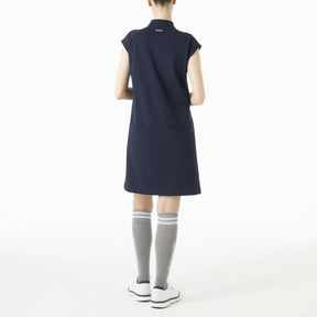 ZHG-W5S4b | French Sleeve Mock Neck Dress 82978