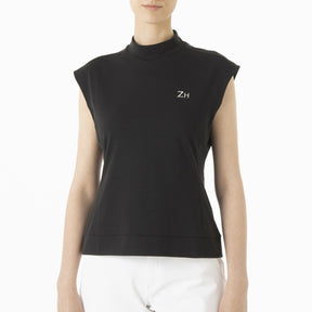 ZHG-W5S6b | French Sleeve Mock Neck Shirt 82981