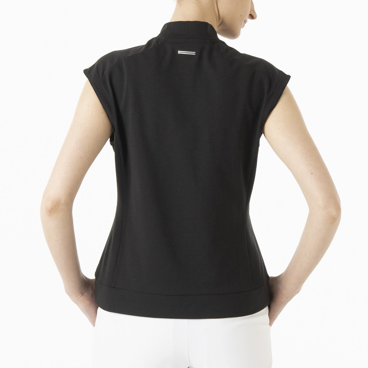 ZHG-W5S6b | French Sleeve Mock Neck Shirt 82981