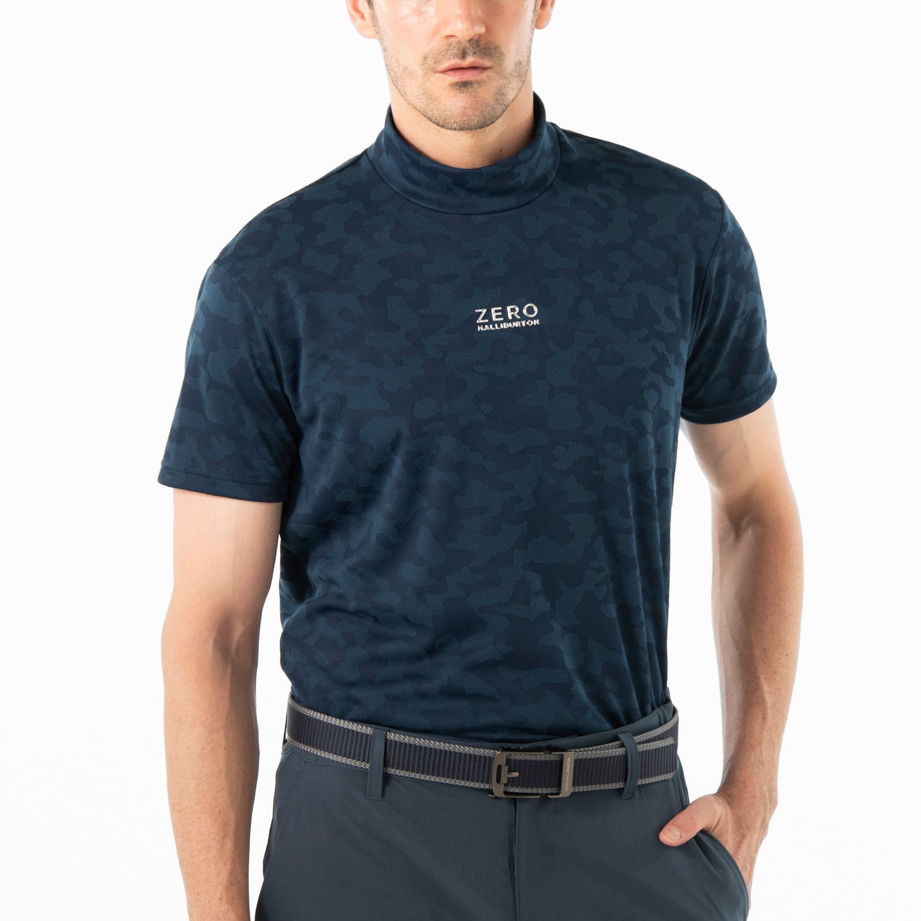 ZHG-M5A9b | Camouflage Short-Sleeve Mockneck 85127