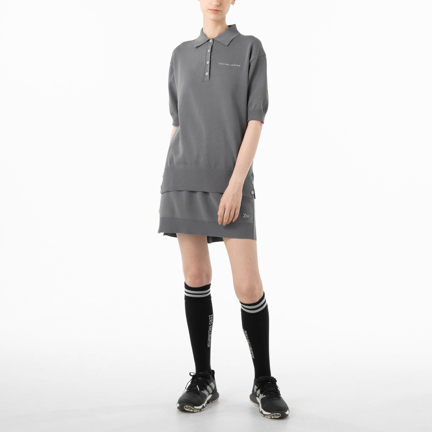 ZHG-W5A4c | Short-Sleeve Knit Polo 85138