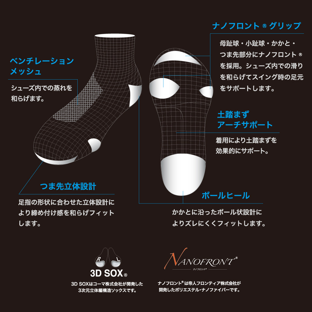 ZHG-SOCKS | High-Performance Grip Socks｜82162