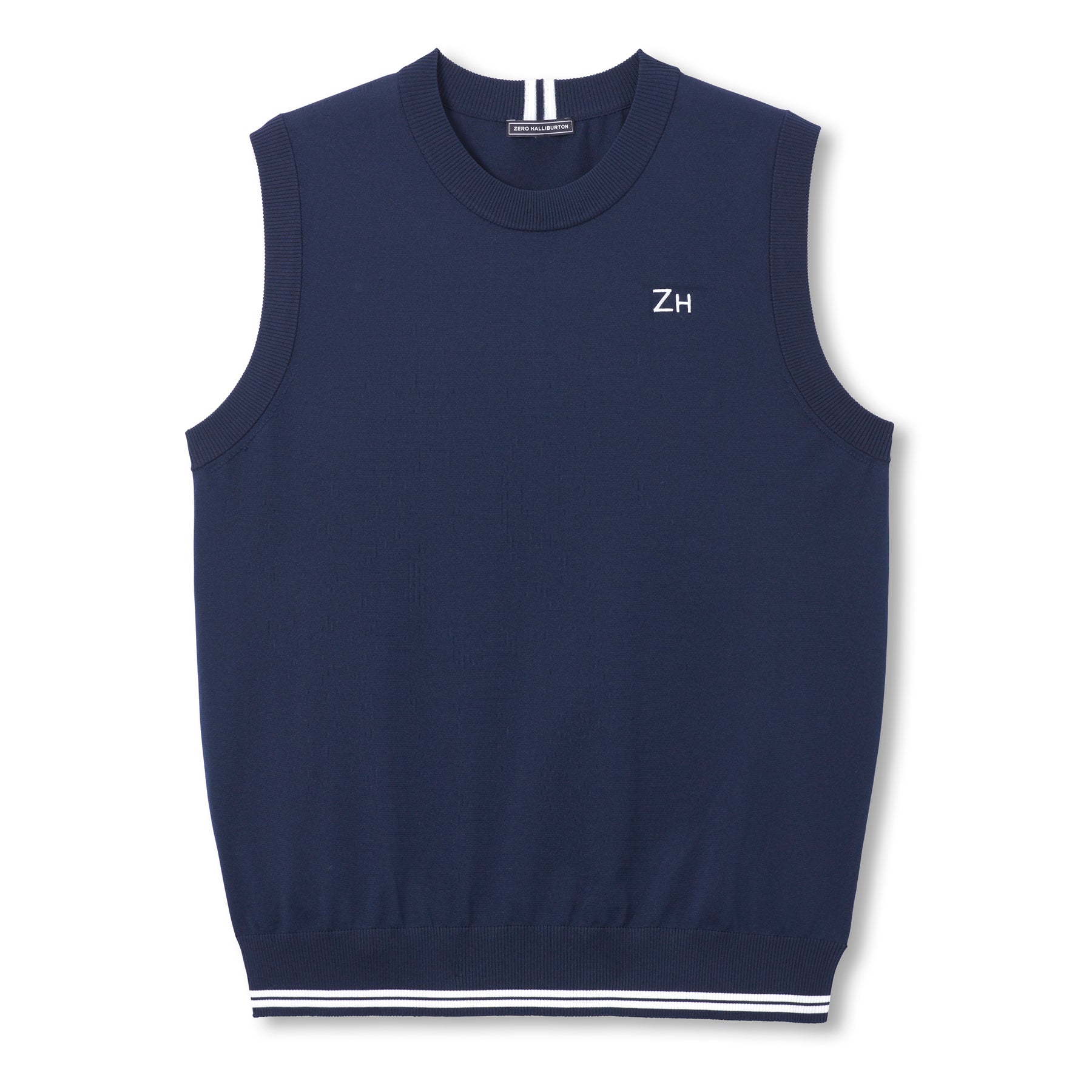 ZHG-A21b | Crew Neck Knit Vest 82662