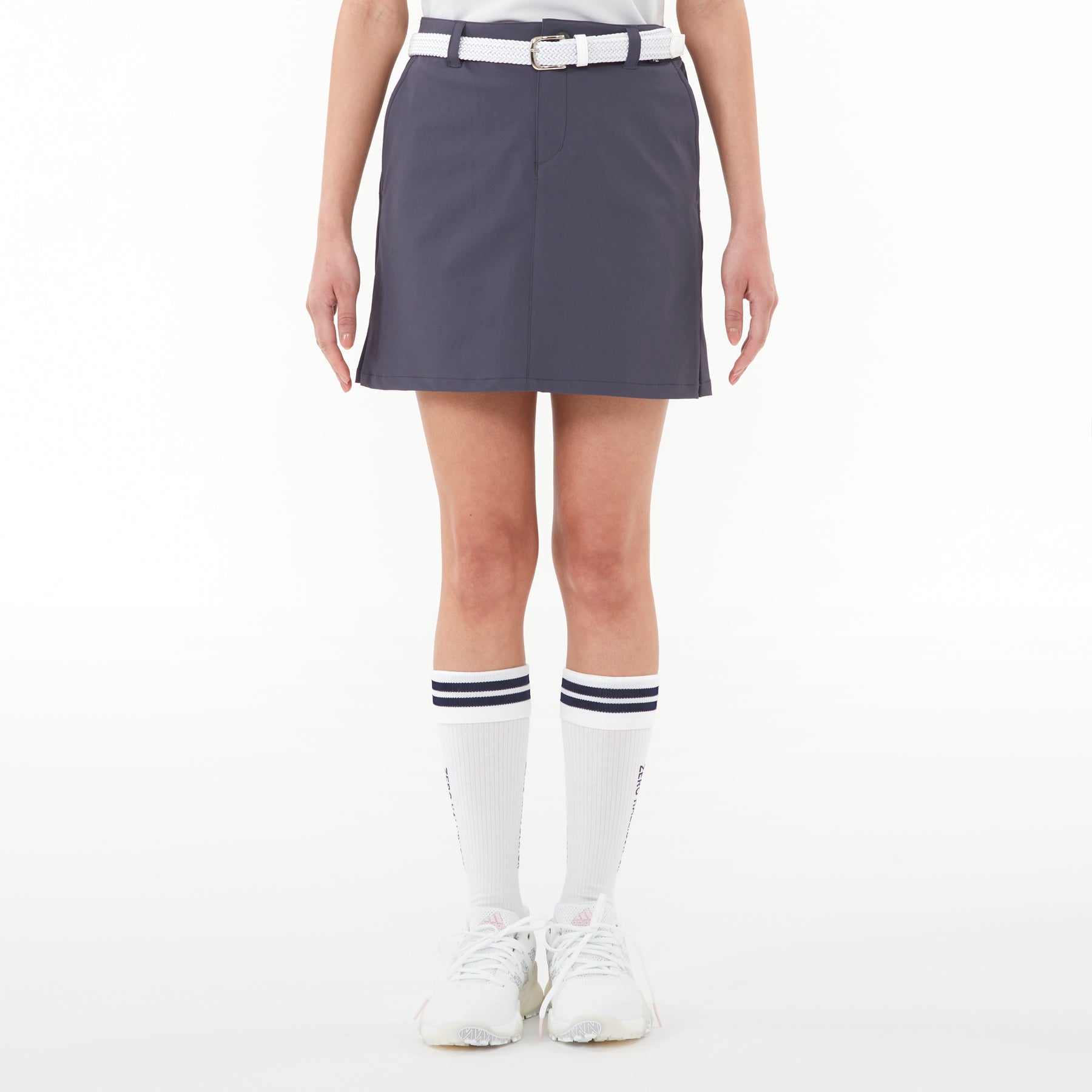 ZHG-W3d | Anti-See-Through 4 Way Box Pleated Skirt 82684