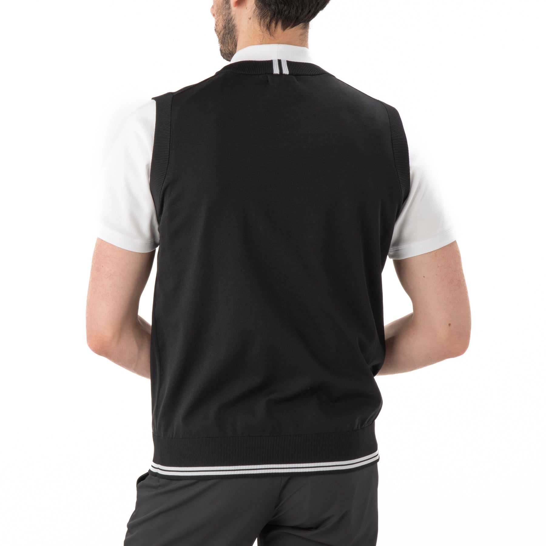 ZHG-A21b | Crew Neck Knit Vest 82662